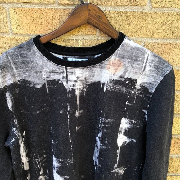 Helmut Lang Crewneck Sweater Large Black - Picture 5 of 6